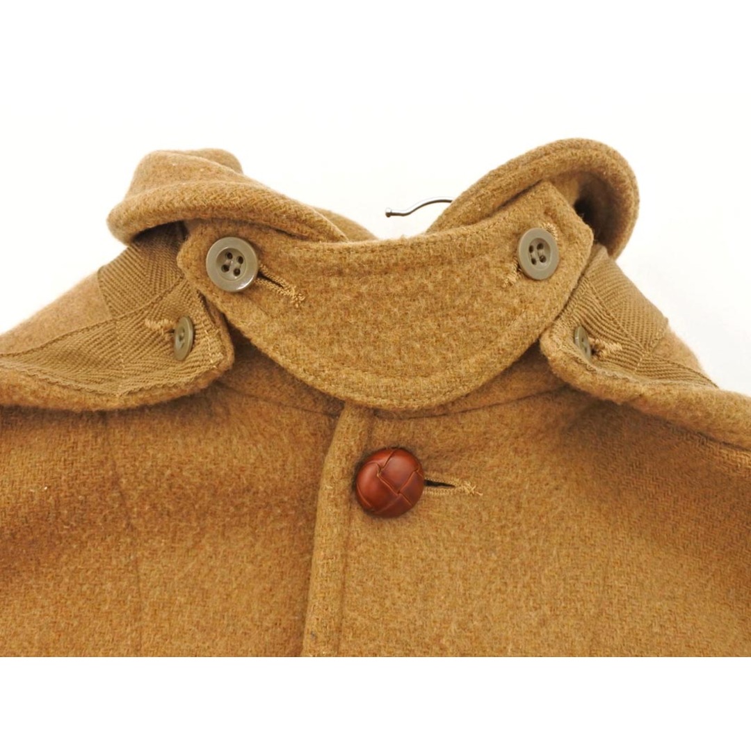 DANTON - DANTON ダントン ウール混 フード付き コート size34