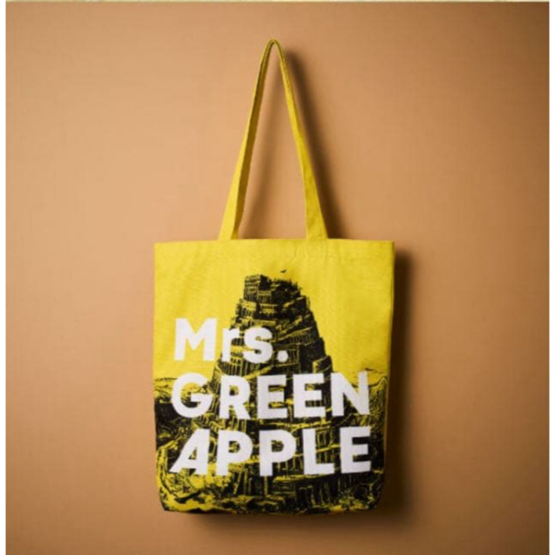 Mrs. GREEN APPLE トートバッグ バベルの塔特典 銀テープ付き Mrs