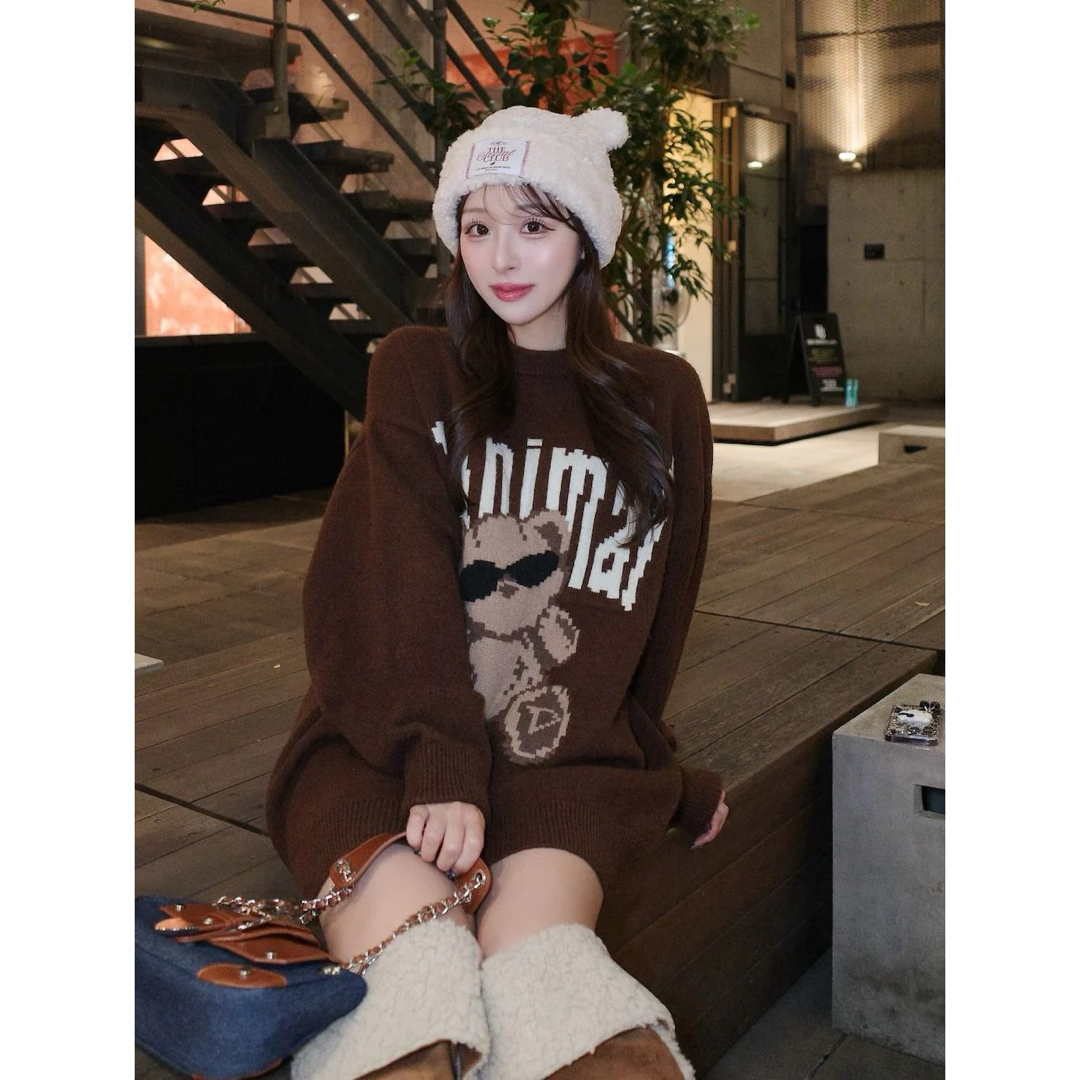 Darich - 新品未開封 ダーリッチ テディベアハット アイボリー フリー