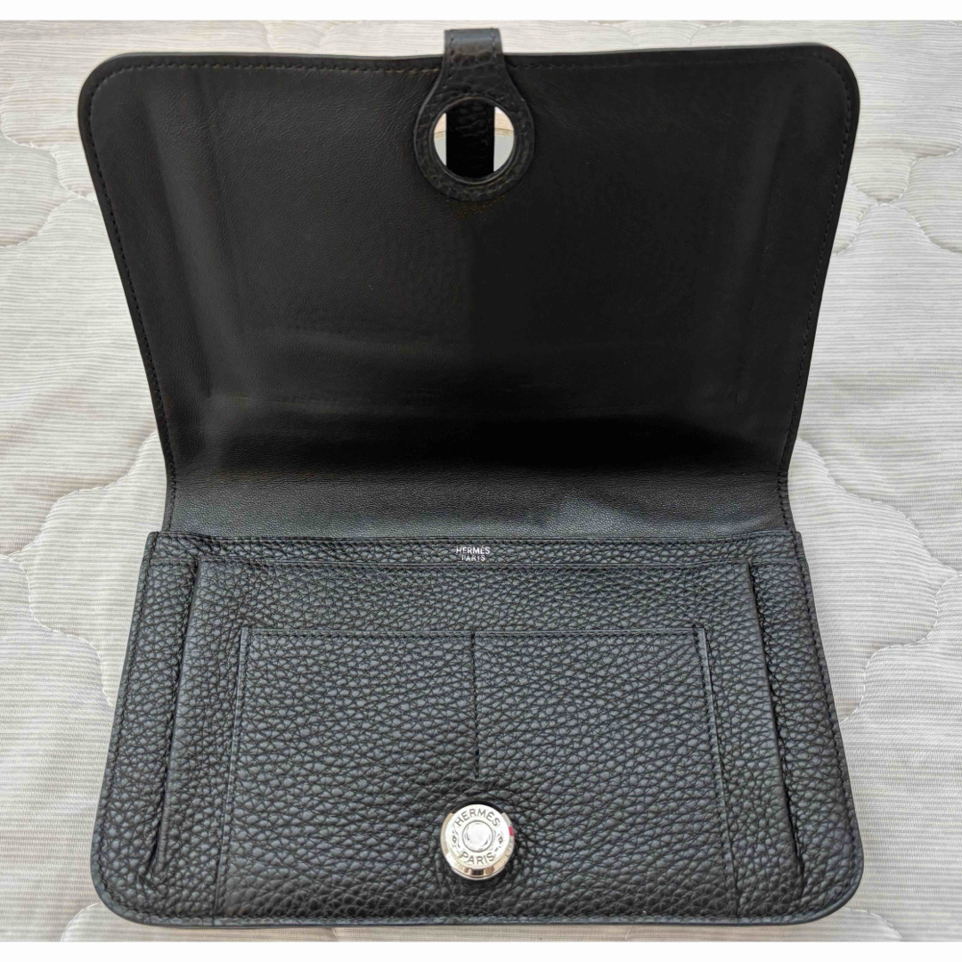 HERMES エルメス ドゴン トゴ レザー ボディバッグ ウエストポーチ 黒