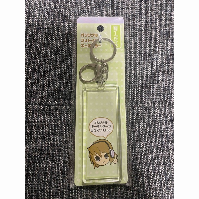 オリジナルフォトインキーホルダー 銀テープサイズ【4個セット】セリア