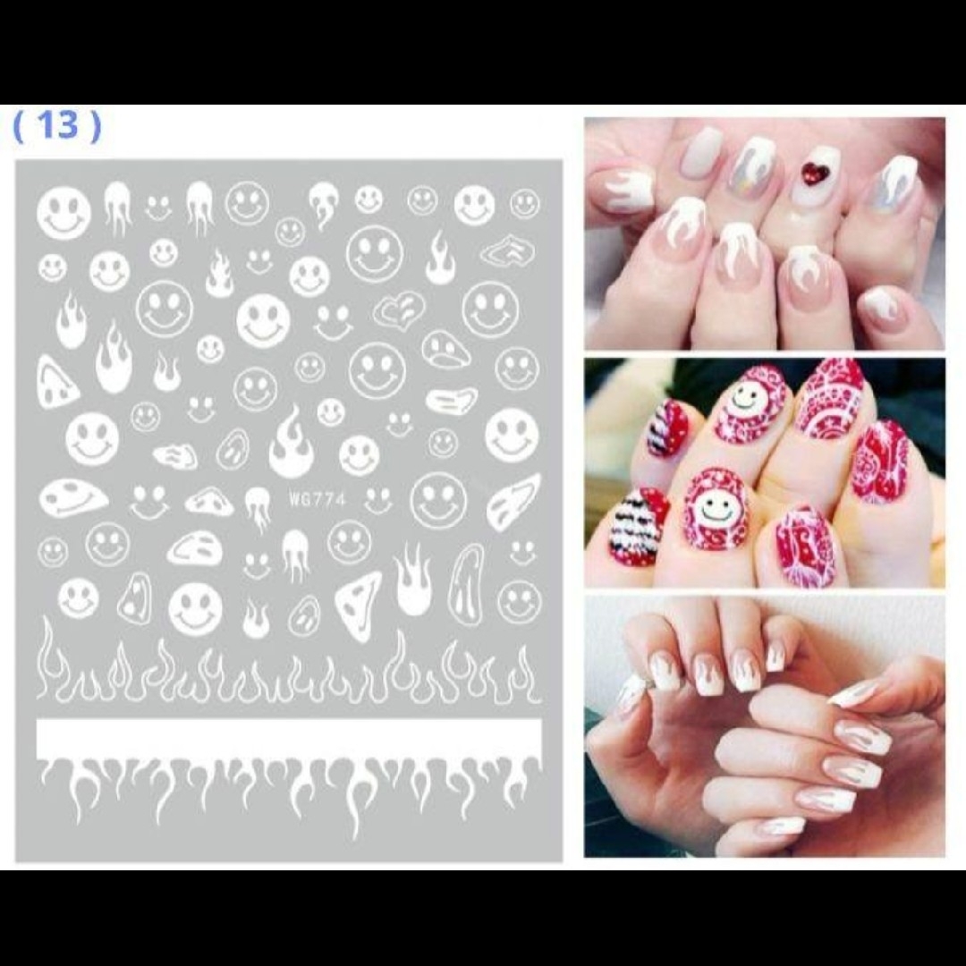 ニコちゃん5 スマイルフラワー ネイルシール♪ (40)の通販 by くまくま