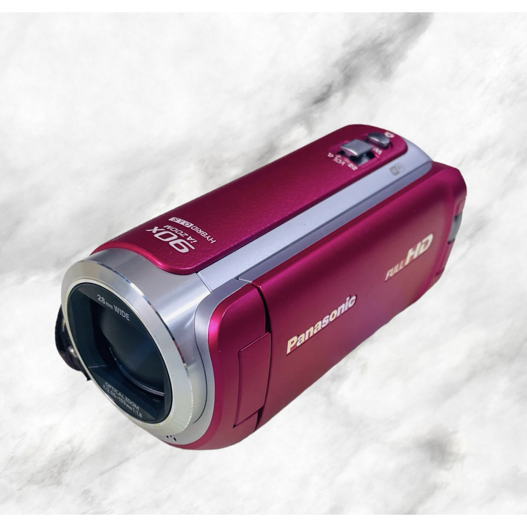 Panasonic - (新品同様)Panasonic HC-W590M ビデオカメラ64GB ピンク色
