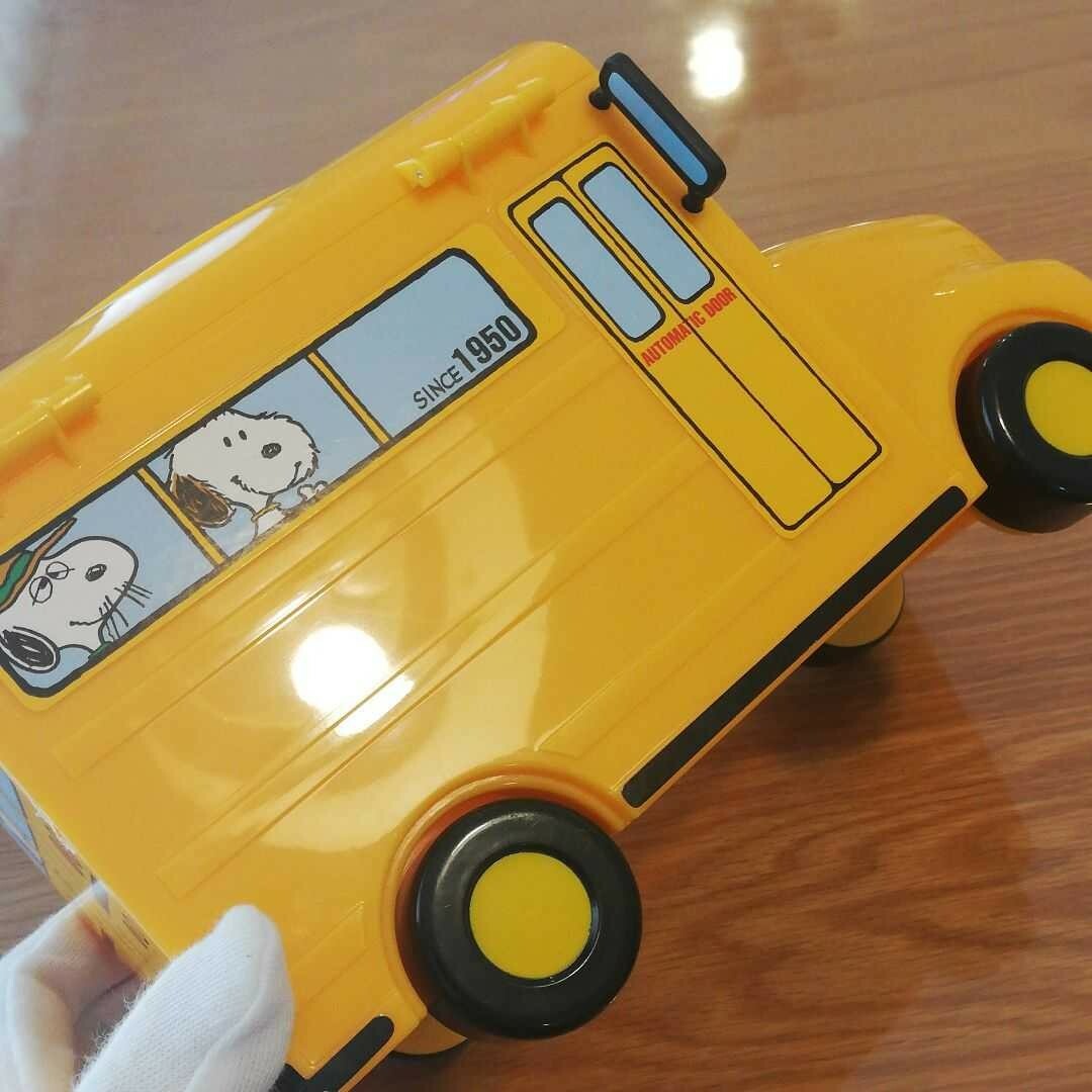 SNOOPY - USJ ユニバ スヌーピー 小物入れ スクールバス バス レプリカ