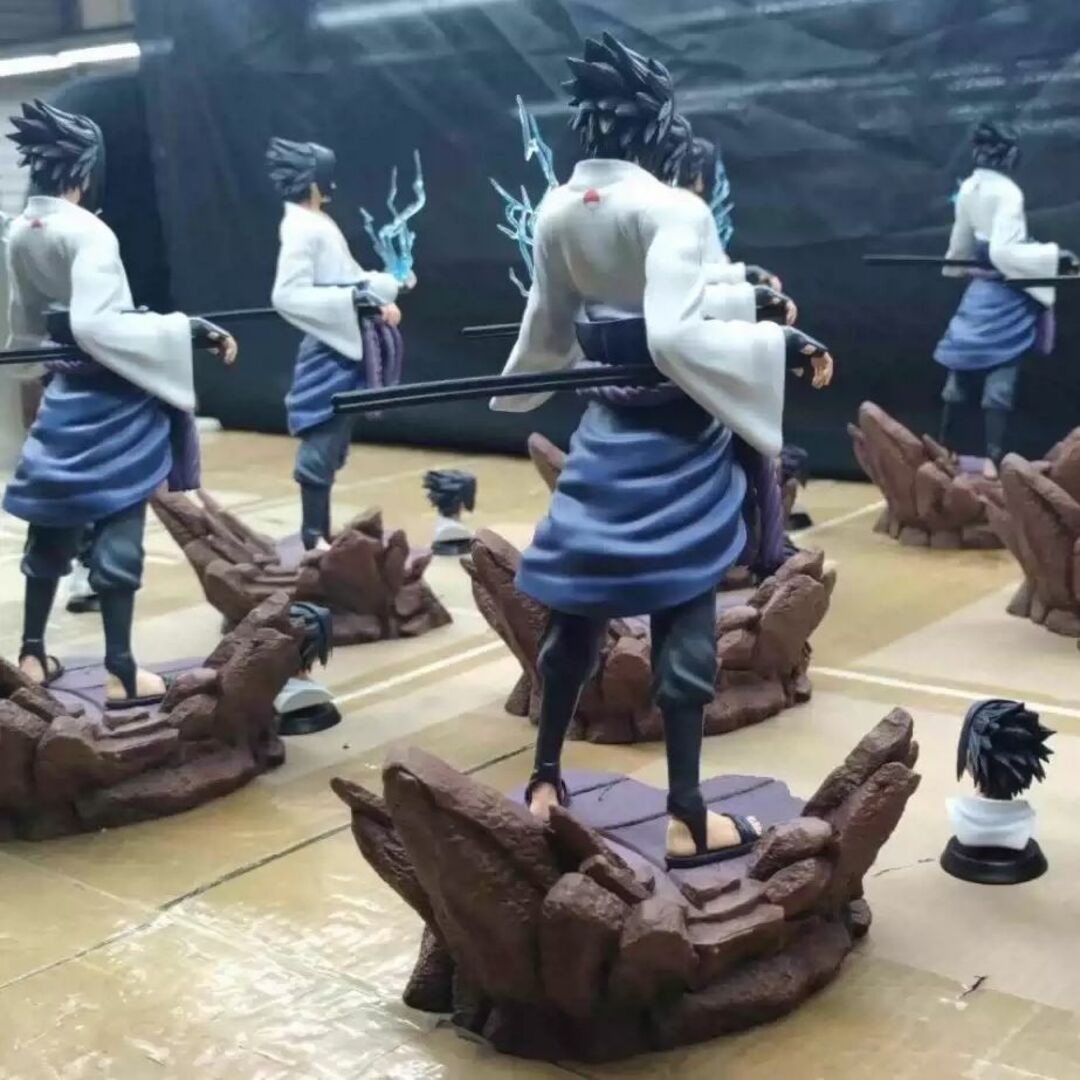 ナルト 疾風伝 うちはサスケ ガレージキット フィギュア 1/6スケールの