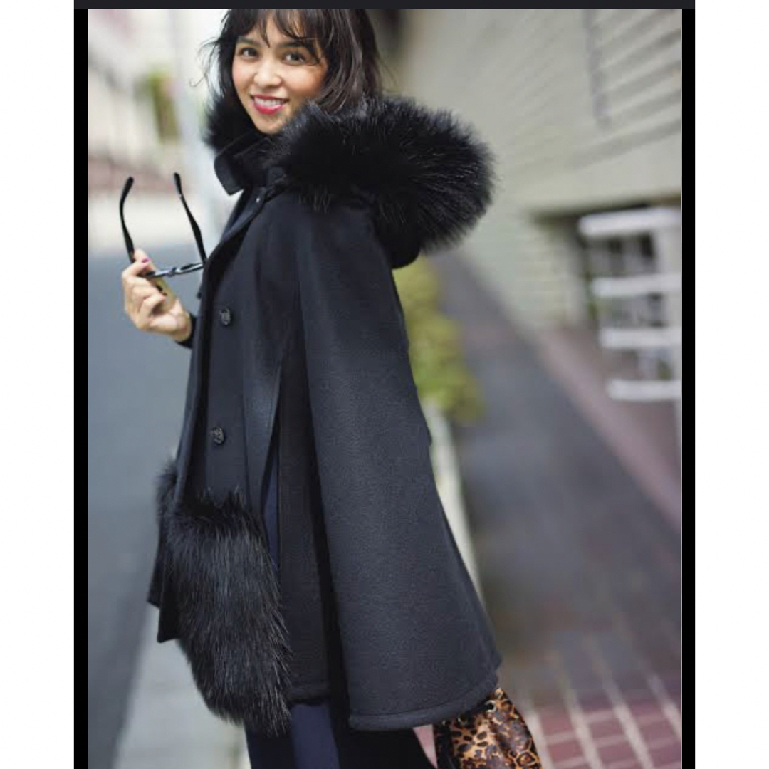 BIRTHDAY BASH - バースデーバッシュ ポケットファー マント ポンチョ