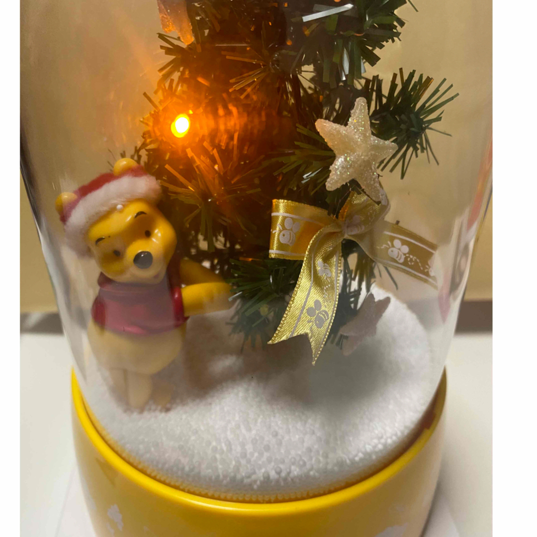 Disney - くまのプーさん 光るクリスマスツリードーム スノードームの