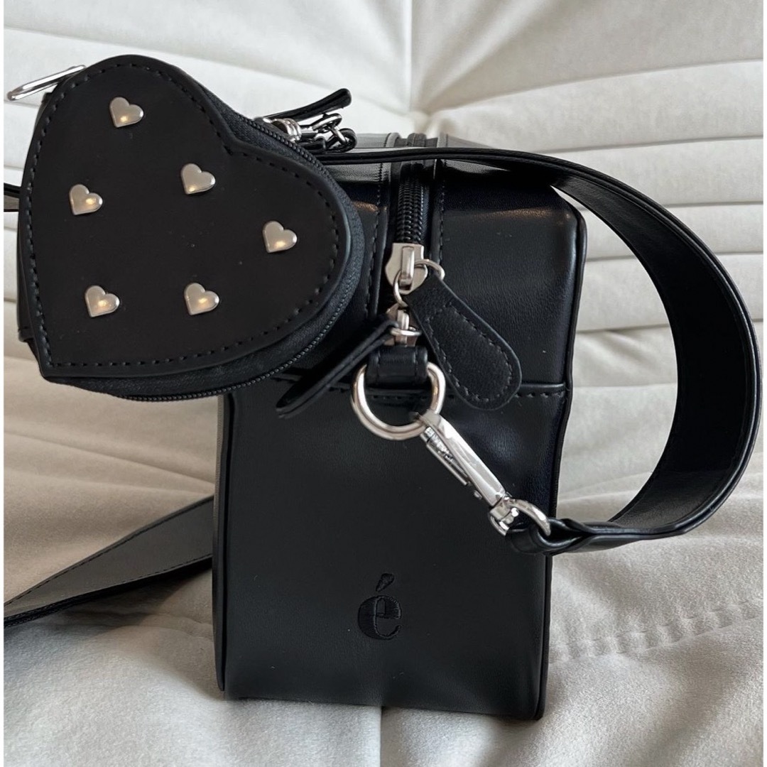 épine - 週末限定値下》epine ハートスタッズショルダーバッグの通販