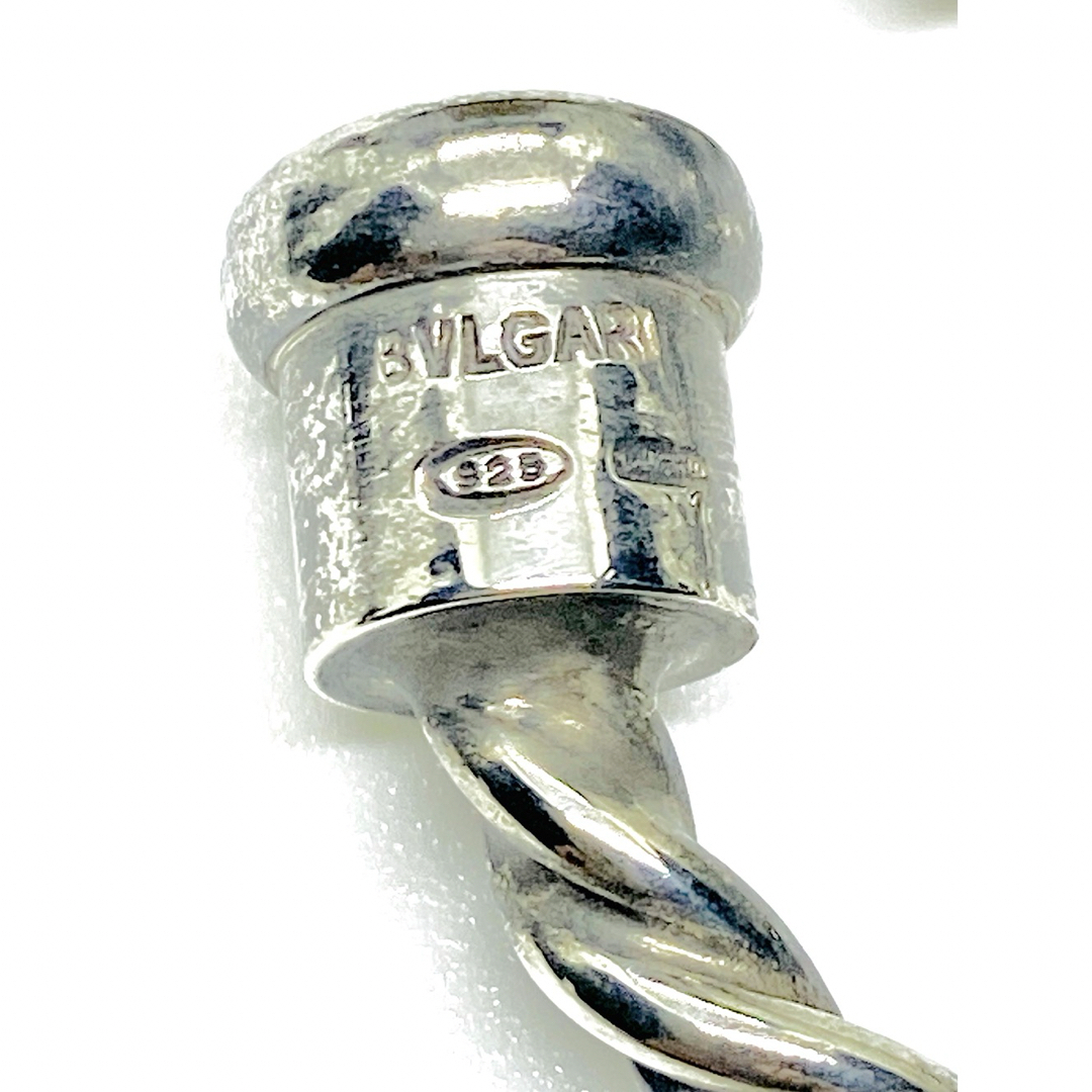 BVLGARI - ブルガリ キーリング ツイストループ☆シルバー925