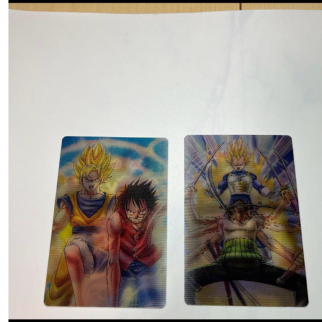 PSA9 森永ウエハース 40周年 孫悟空＆ルフィ コラボカード PSA9 森永