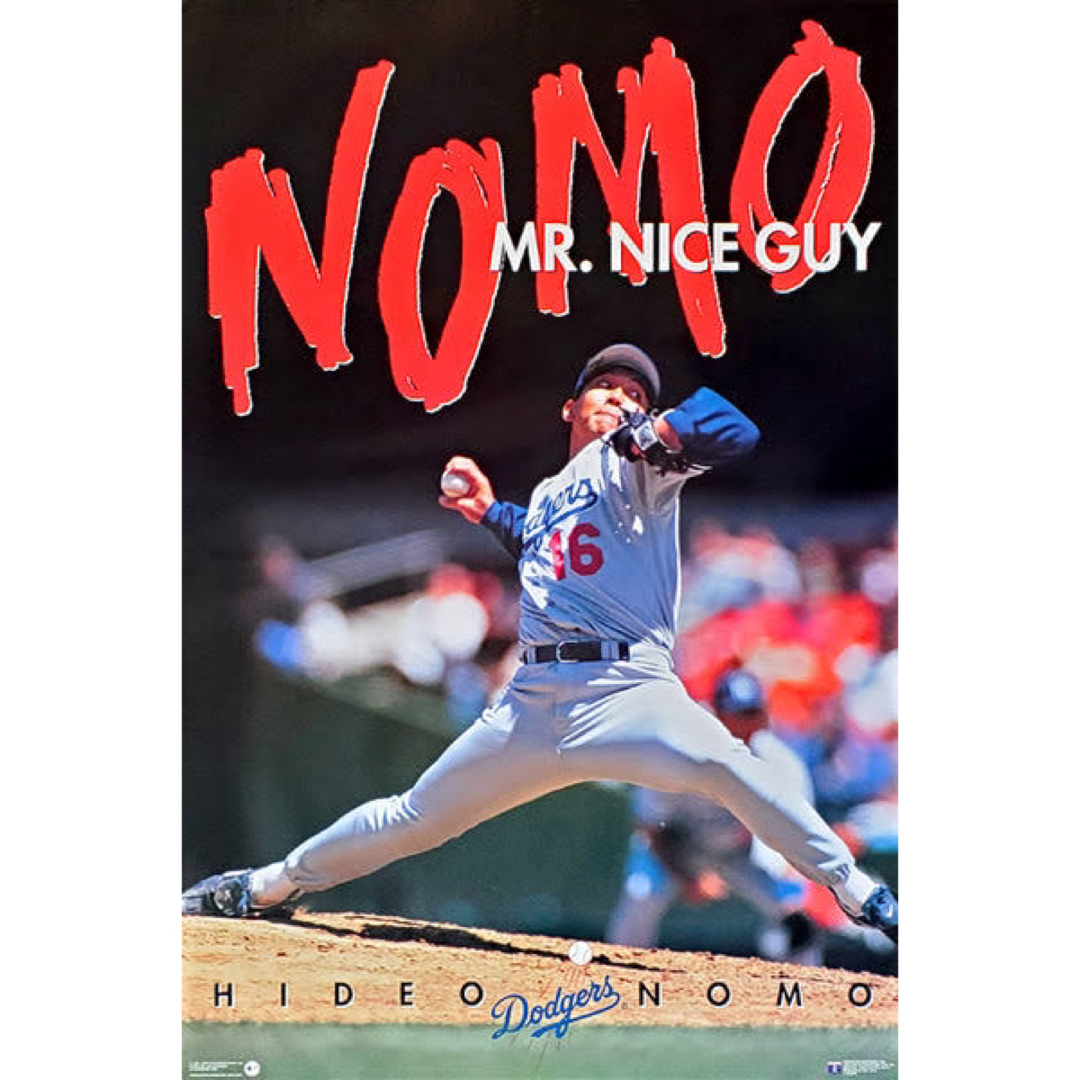 MLB - デッドストック 90s USA製 ロサンゼルスドジャース 野茂英雄