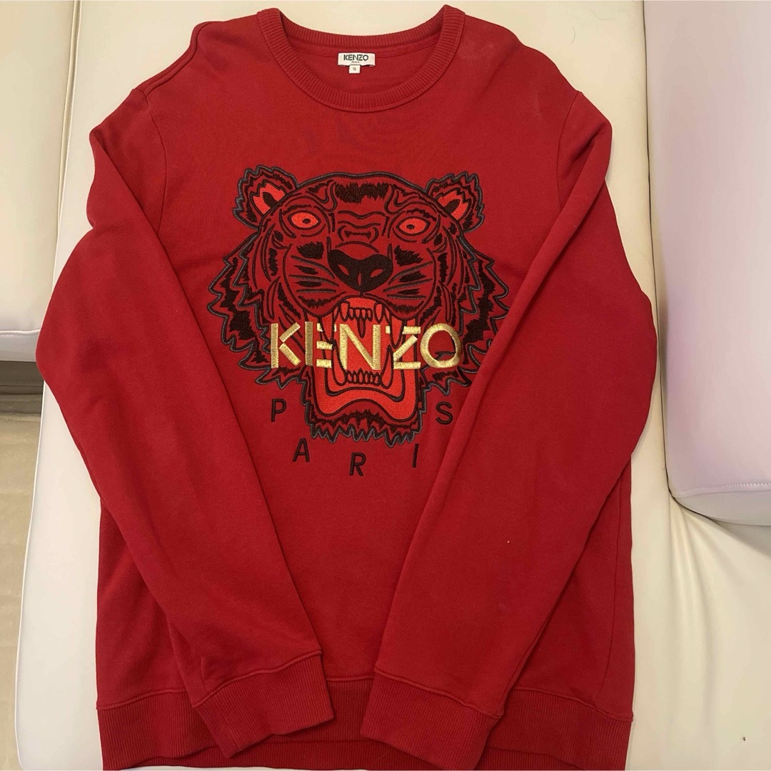 KENZO - KENZO ケンゾー トップス スウェット 虎 トラ タイガー S 赤