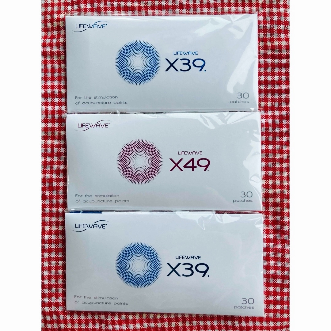 ライフウェーブ LIFEWAVE X39 X49 30パッチ ライフウェーブX39とX49