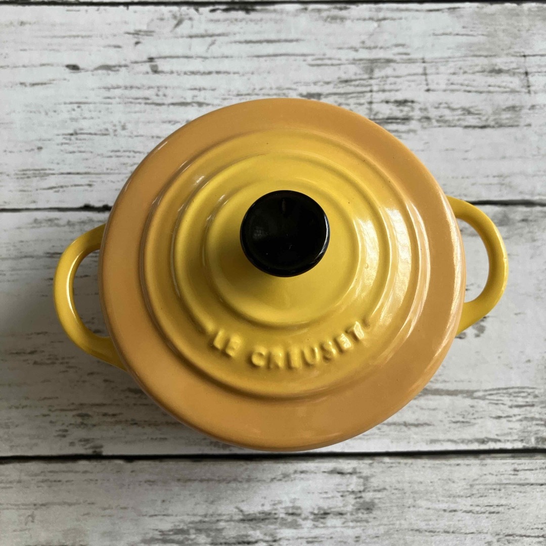 LE CREUSET - ル・クルーゼ ミニ・ココット イエローの通販 by ED.GD