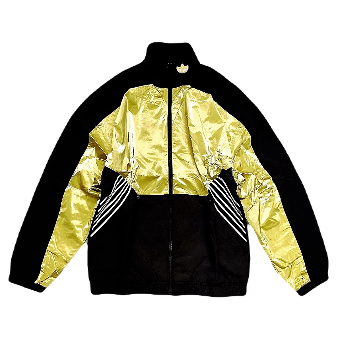 adidas - アディダス 金色 セットアップ ジャージ ナイロンジャケット