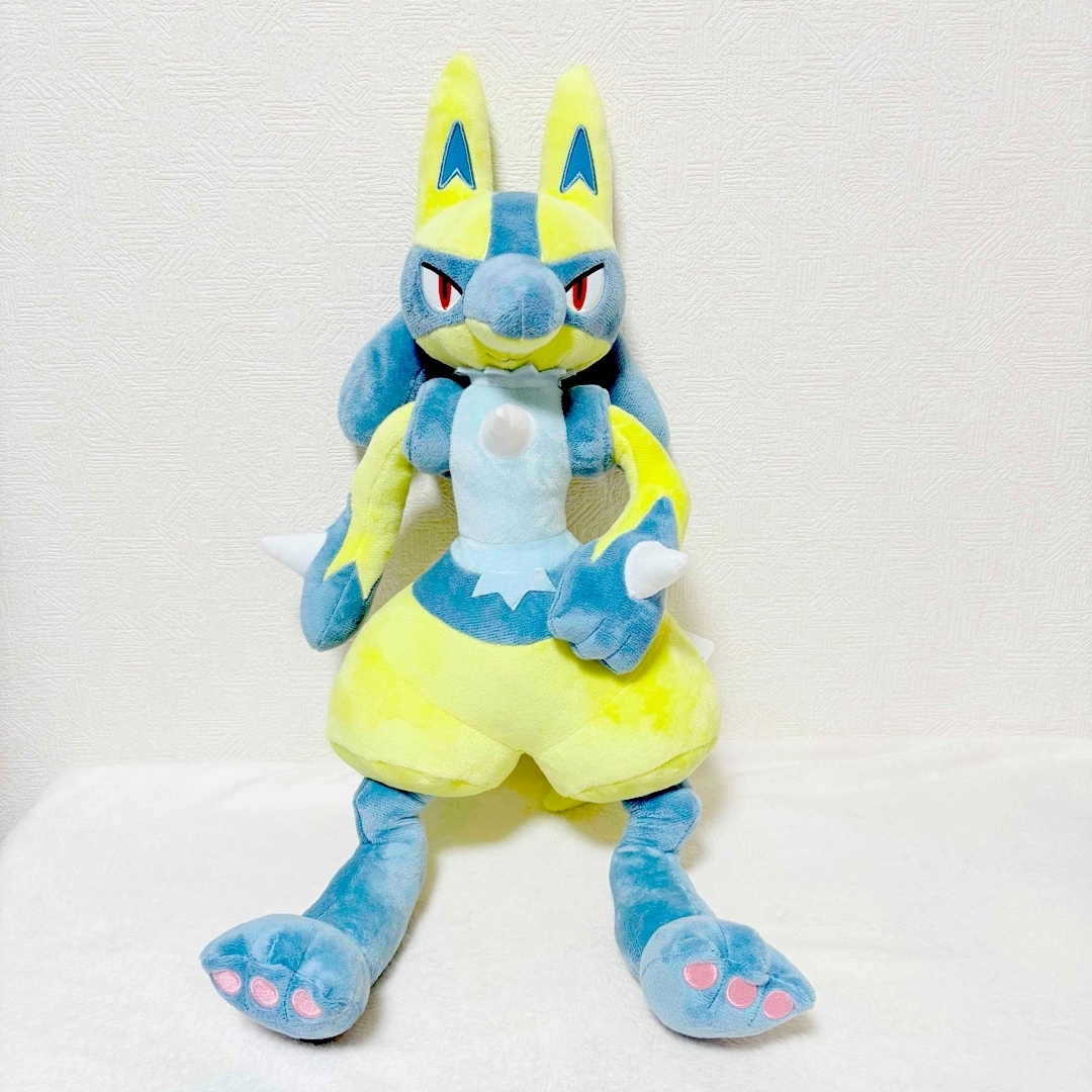 ポケモン - ポケモン めちゃもふぐっとぬいぐるみ 黄色いルカリオの