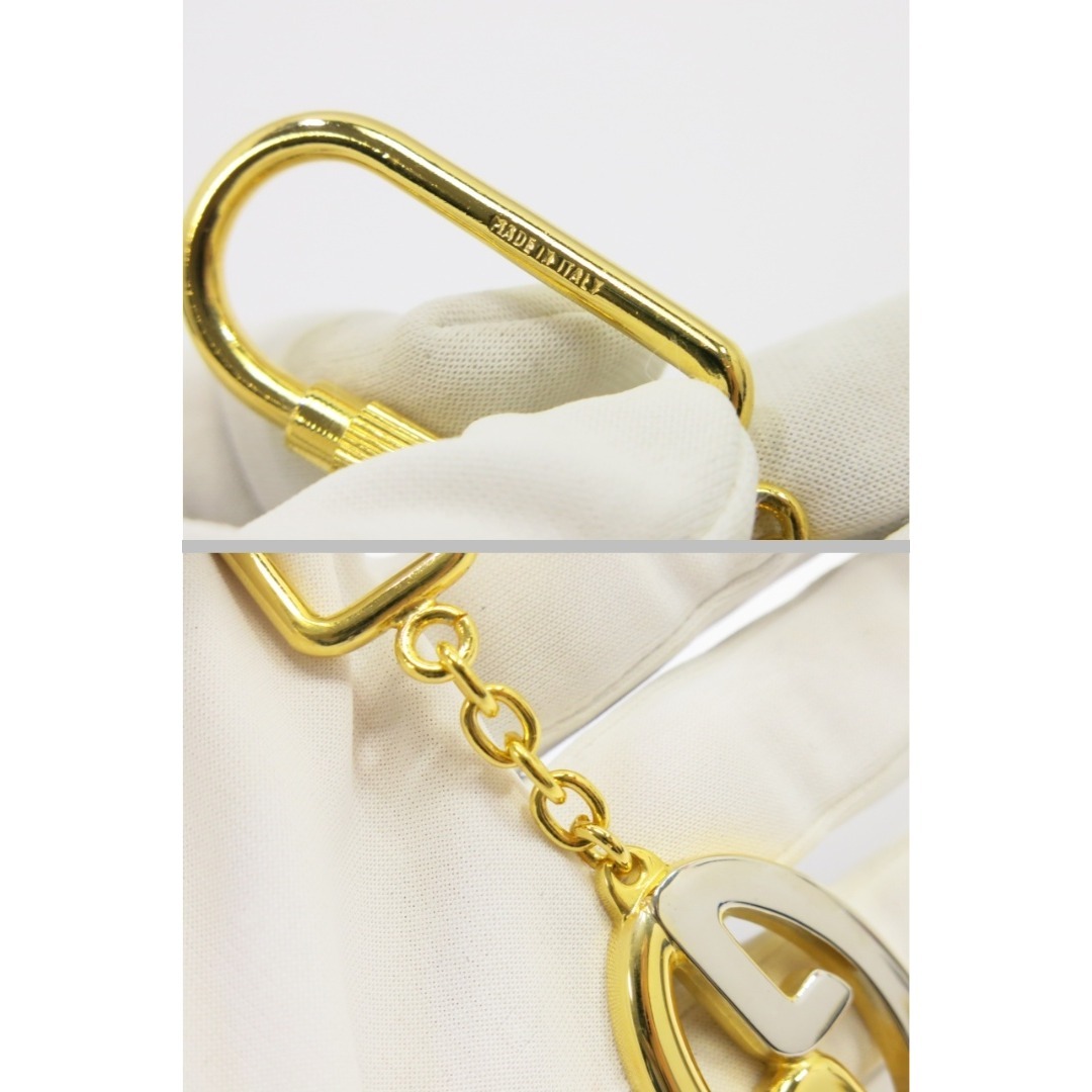 グッチ キーホルダー シルバー＆ゴールド色 イタリア製 GUCCI 18709005