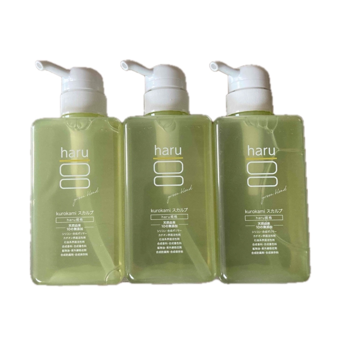 sf9772 haru シャンプー グリーンブレンド3本セット haru シャンプー