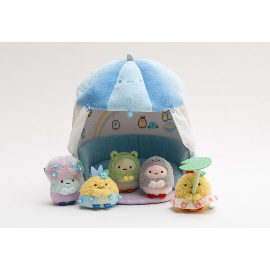 SG083 すみっコぐらし 大きな傘のおうち シーンぬいぐるみ ファン