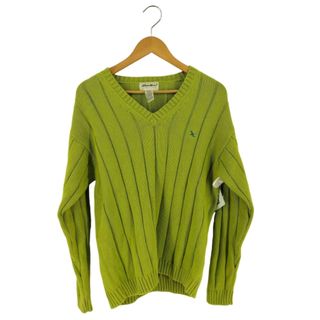 Eddie Bauer - 90s エディーバウアー ヘンリーネック コットンニット