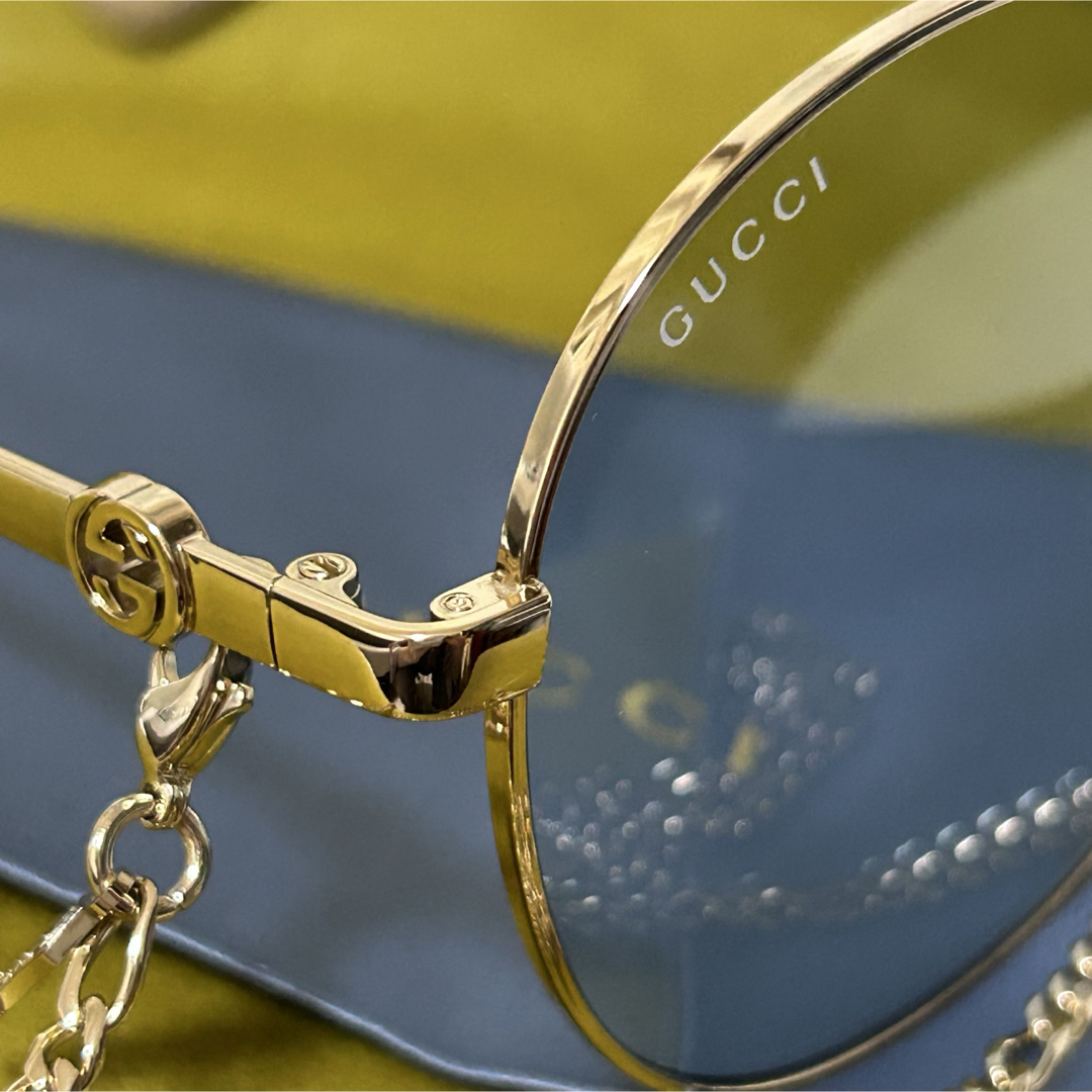 GUCCI - GUCCI グッチ チェーン付き サングラスの通販 by lip1115's