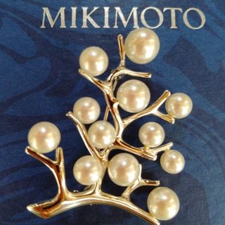 MIKIMOTO - モモさま専用☆ MIKIMOTO パール リボン ブローチの通販 by