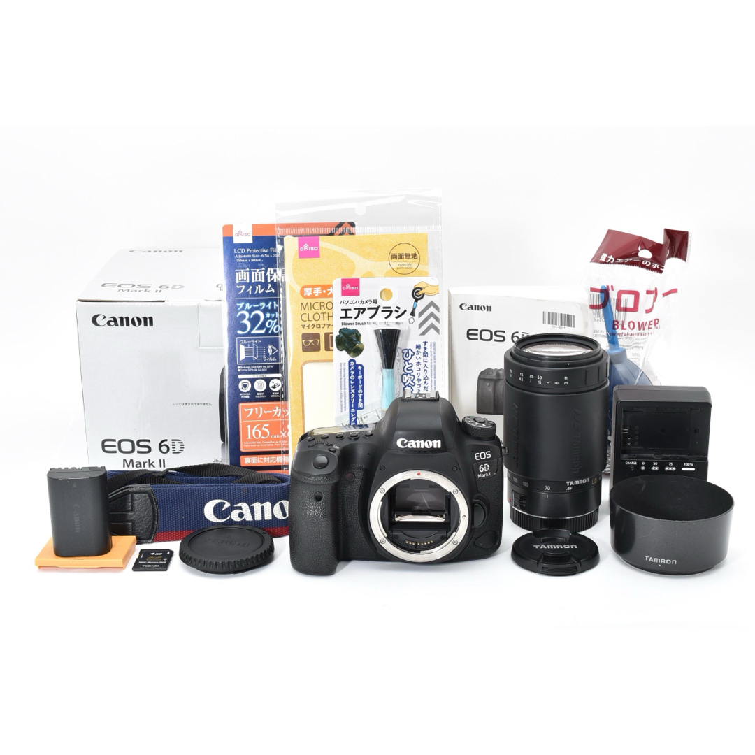 Canon - デジタル一眼レフカメラCanon EOS 6D Mark II 望遠レンズ