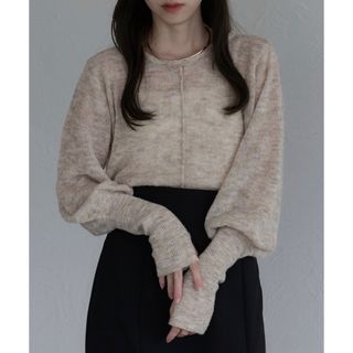 Acne StudiosキャットジャガードニットLサイズの通販 by KURO｜ラクマ