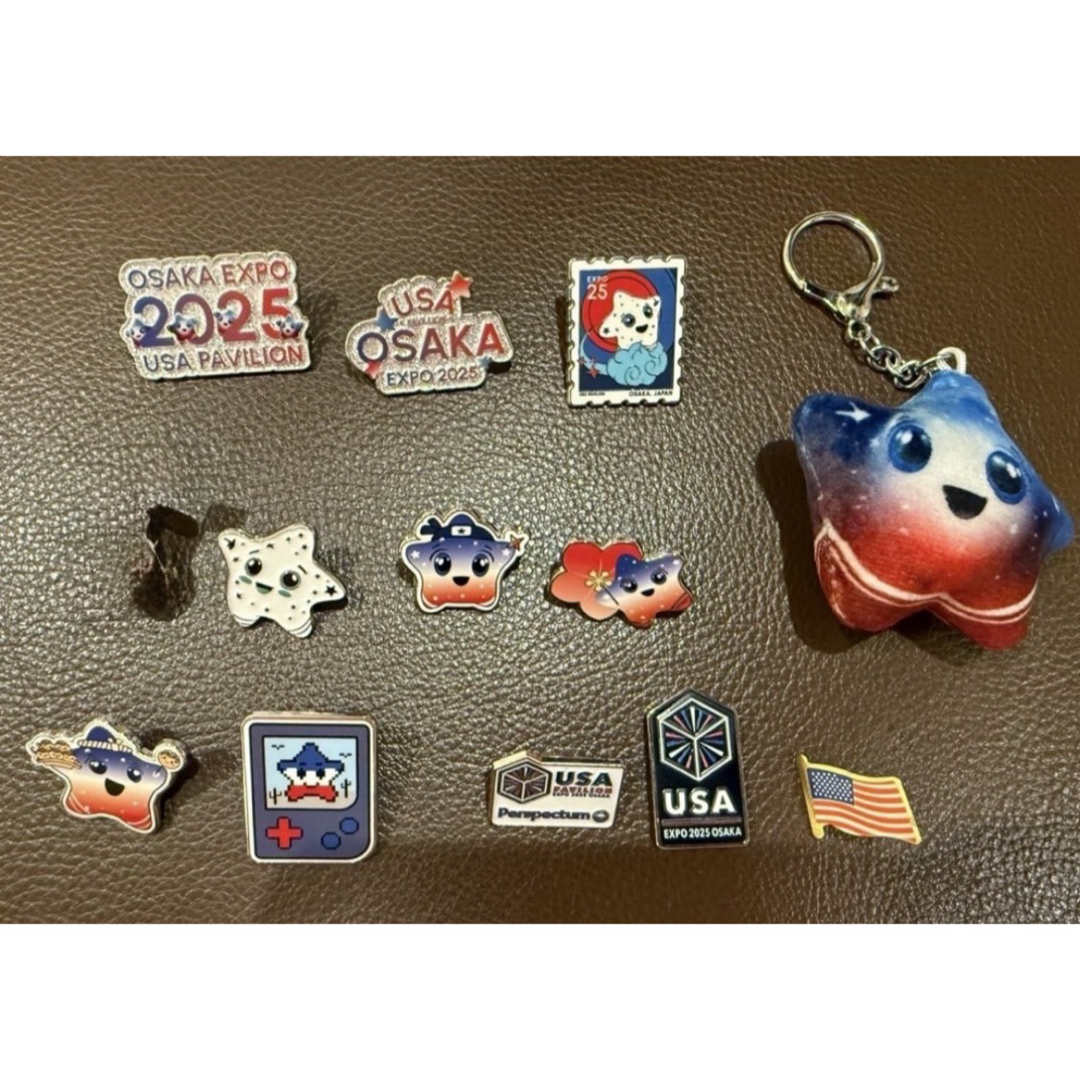 EXPO2025 大阪・関西万博 アメリカ館🇺🇸 ピンバッジ他12点