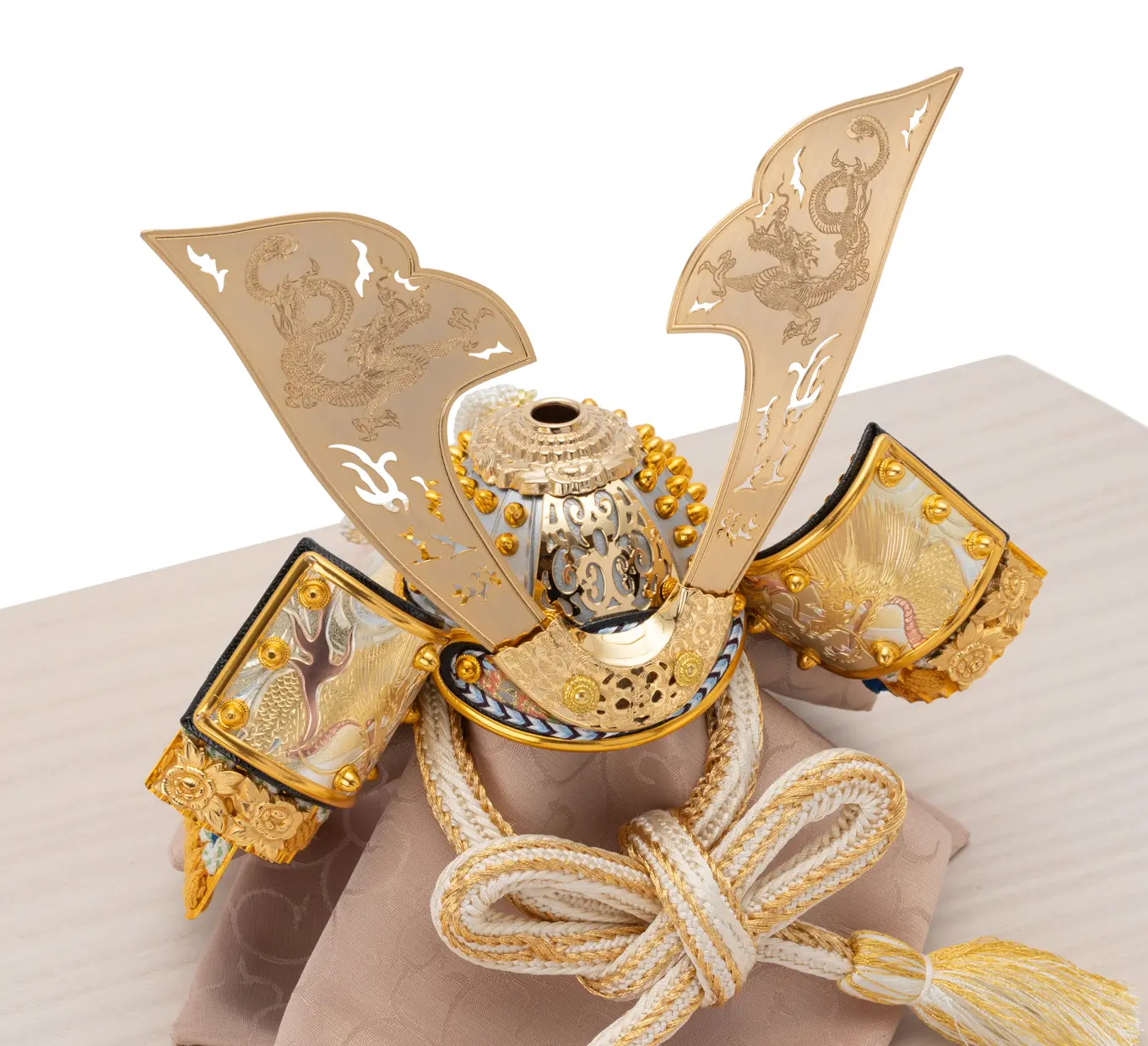 五月人形「空色に龍の兜」｜五月人形の通販 ふらここ