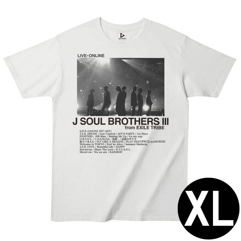 LIVE×ONLINE PHOTO-T / 三代目 J SOUL BROTHERS / XLサイズ : 三代目 J