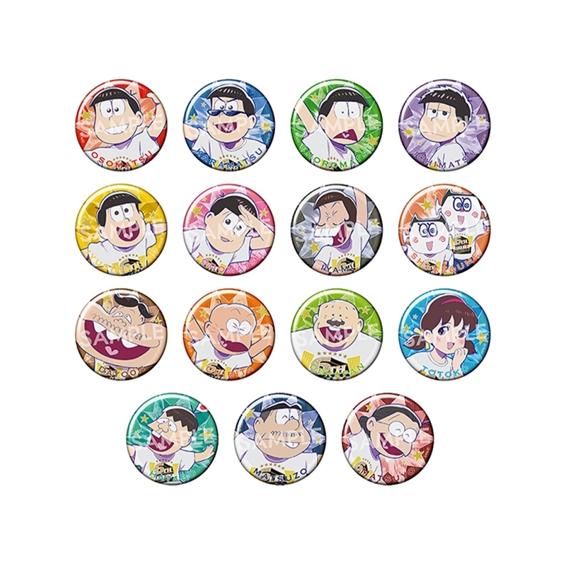 トレーディング缶バッジ / おそ松さん6周年記念グッズ : おそ松さん