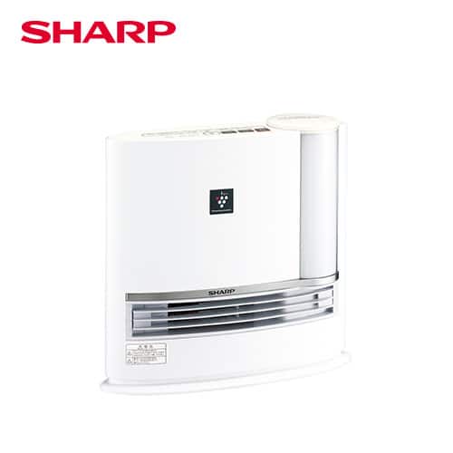 シャープ 冷暖房機器 【良品】加湿セラミックファンヒーター ホワイト