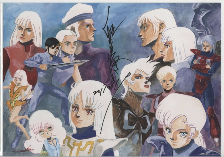 け*い様 湖川友謙直筆色紙「聖戦士ダンバイン」ショウ・ザマのサイン