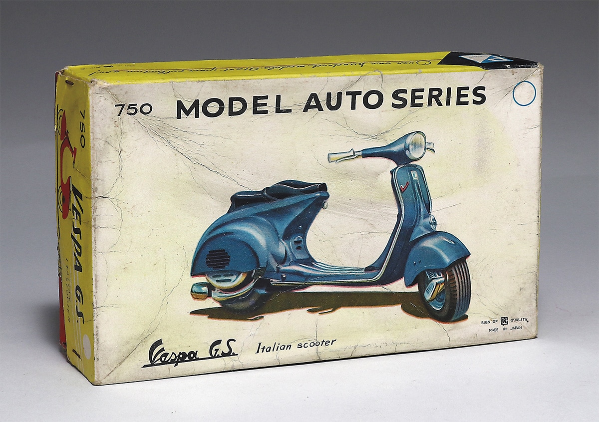 萬代屋 Vespa gs ブリキ ベスパ BCバンダイ BCバンダイ ベスパ GS 水色