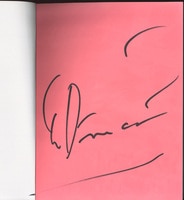 大越孝太郎 直筆サイン本「不思議庭園の魔物」