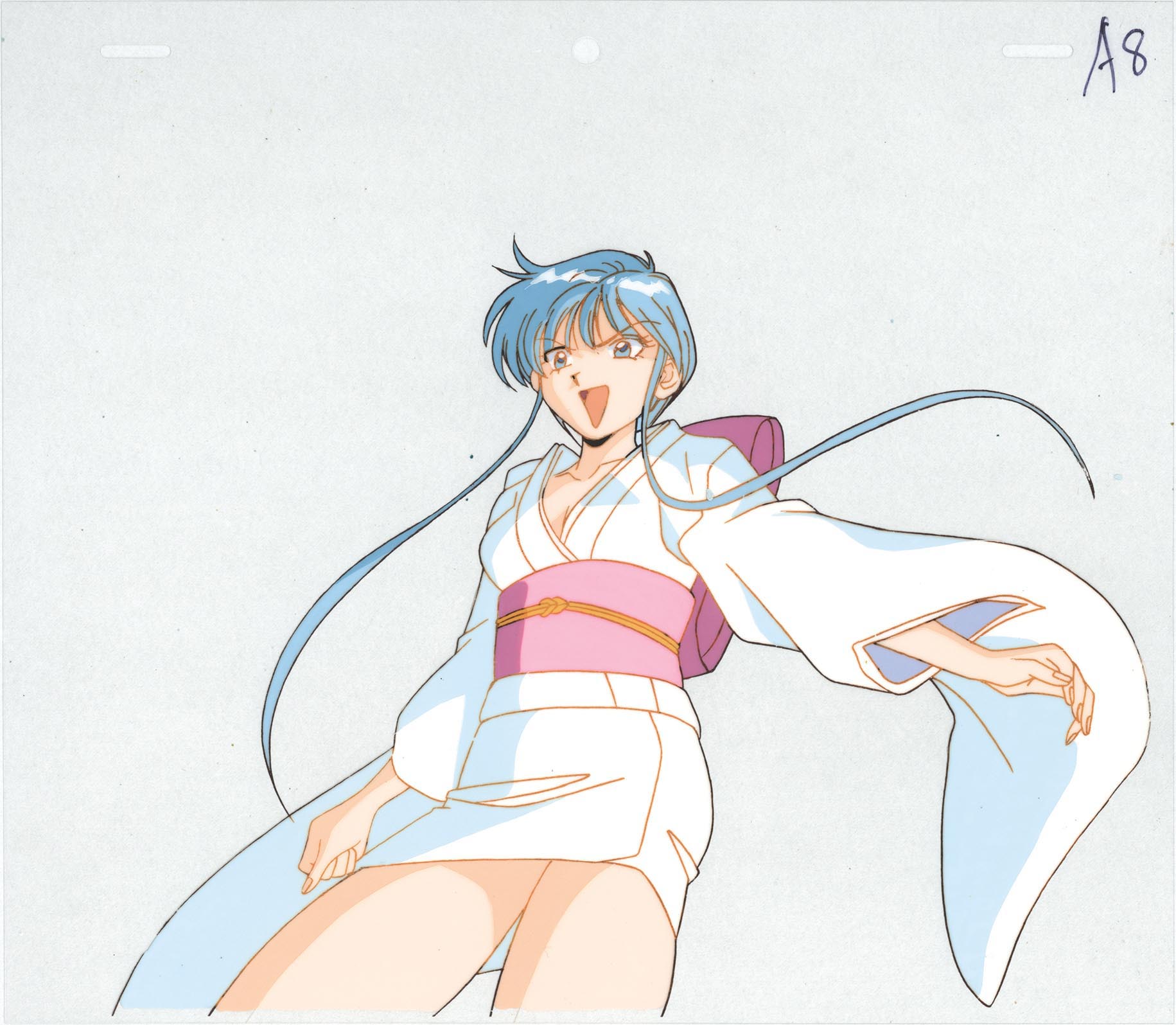 地獄先生 ぬーべー ゆきめ セル画 アニメ直筆 レイアウト 地獄先生