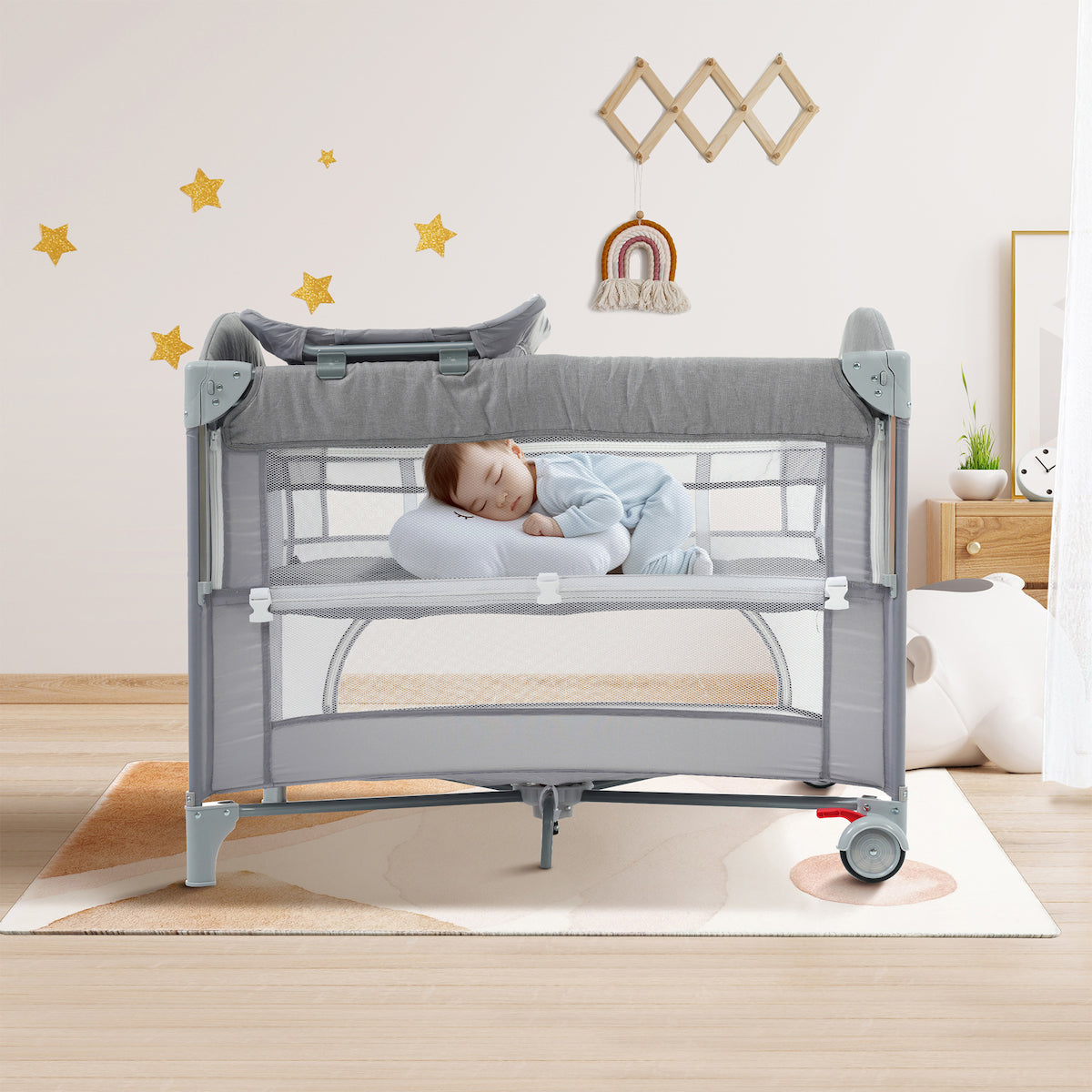 折りたたみプレイヤード | 多機能で安全性を重視した育児サポート – CAGUUU