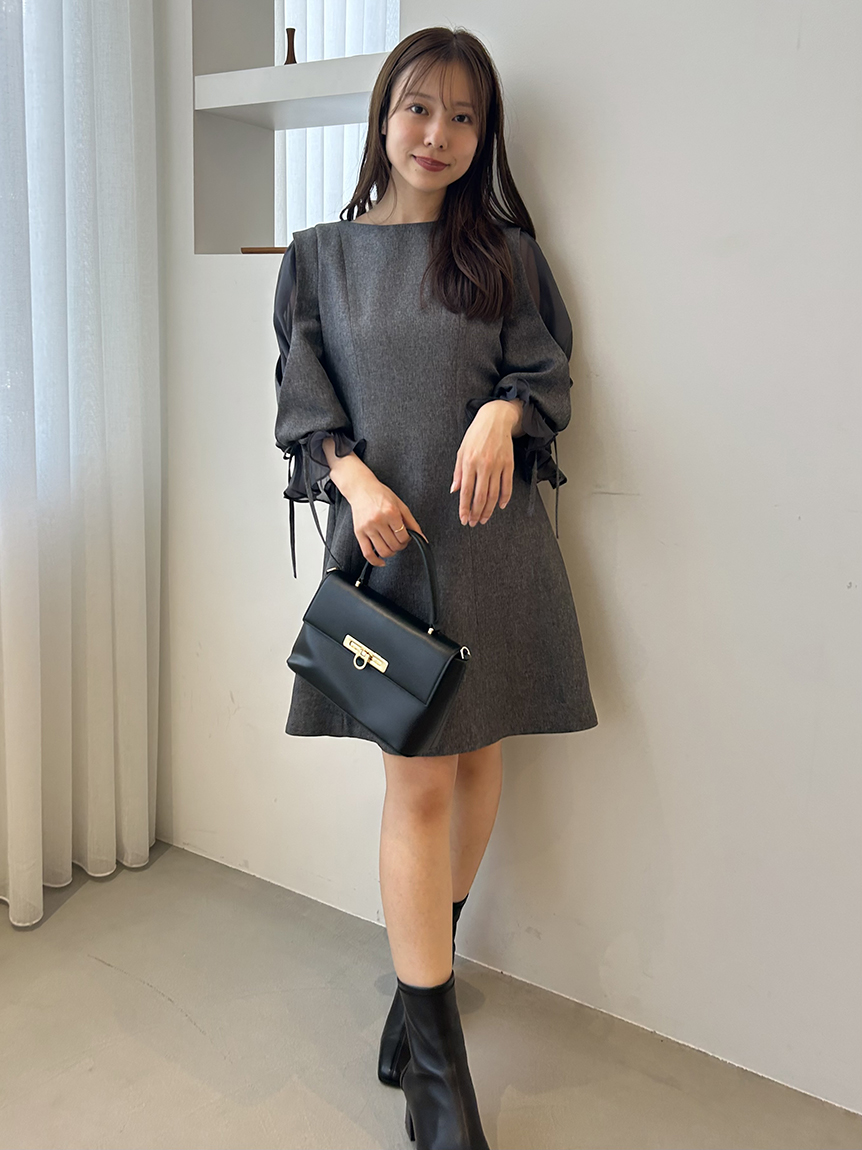 レディライクフレアミニワンピース(ミニワンピース)｜ワンピース