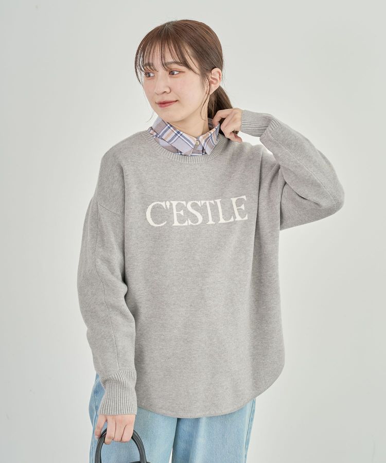 もちやわロゴニットプルオーバー/Green Parks（グリーン パークス）の