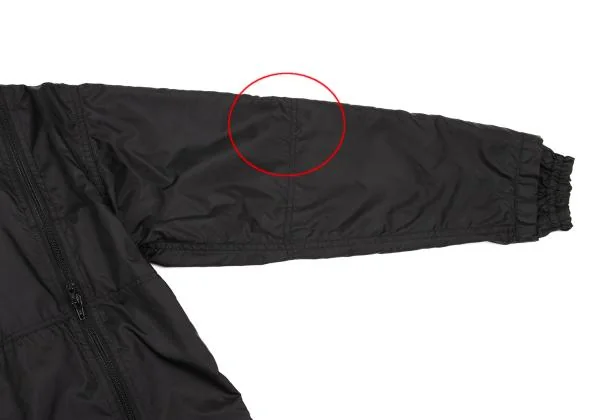 ファイナルホームFINAL HOME 多重ジップデザインナイロンジャケット 黒