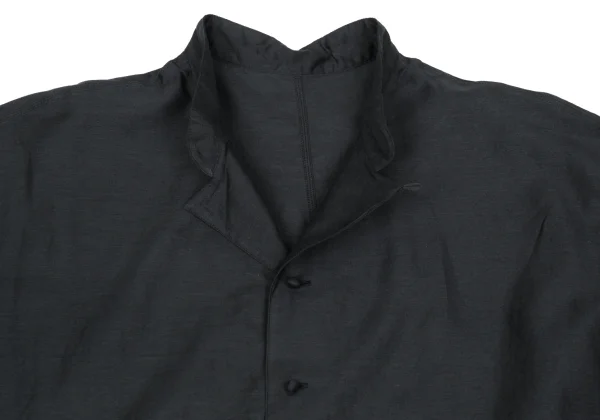 ヨーガンレールJURGEN LEHL シルク混オープンカラーブラウス