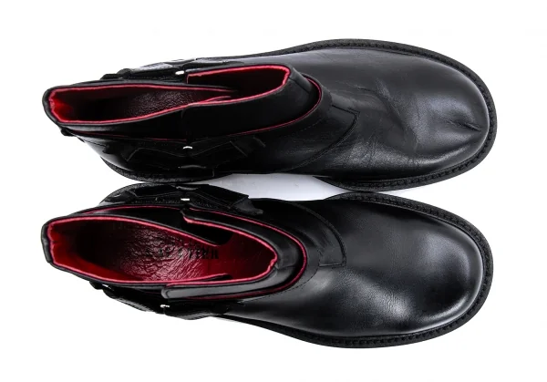 ジャンポールゴルチエJean Paul GAULTIER レザーリングベルトショート