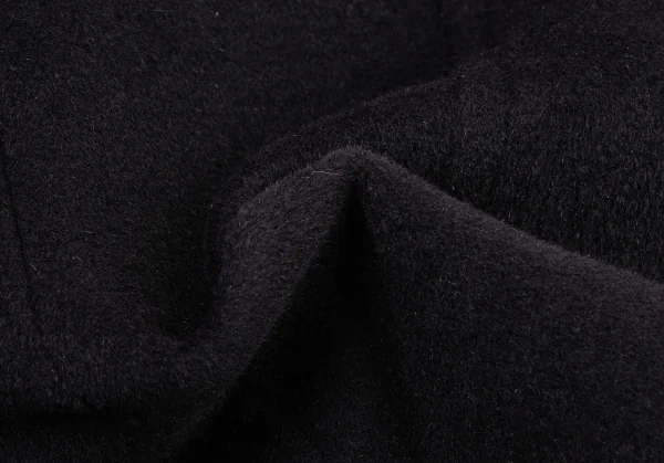 ヴィヴィアンタムVIVIENNE TAM アンゴラウールショート丈Pコート 黒0