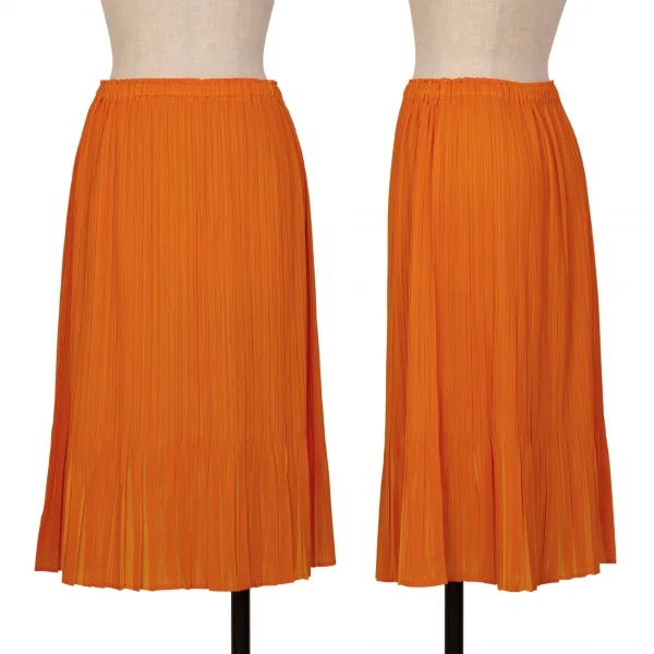 プリーツプリーズPLEATS PLEASE バイカラー消しプリーツスカート