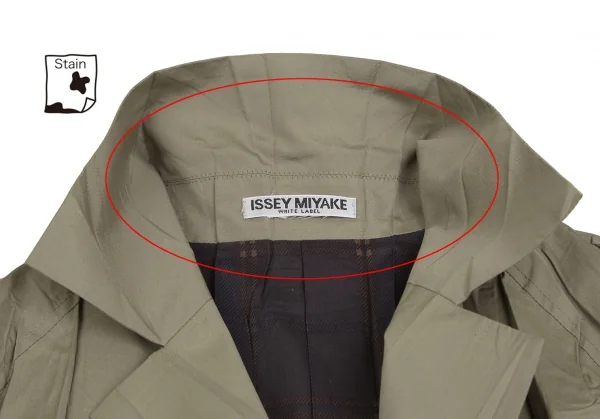 イッセイミヤケ ホワイトレーベルISSEY MIYAKE WHITE LABEL プリーツ