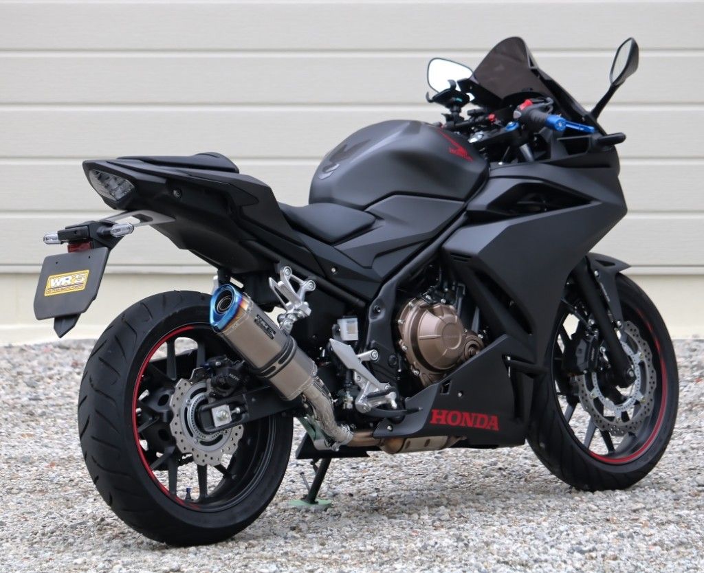 Webike | WR'S ダブルアールズ SS-OVAL スリップオンマフラー 400X