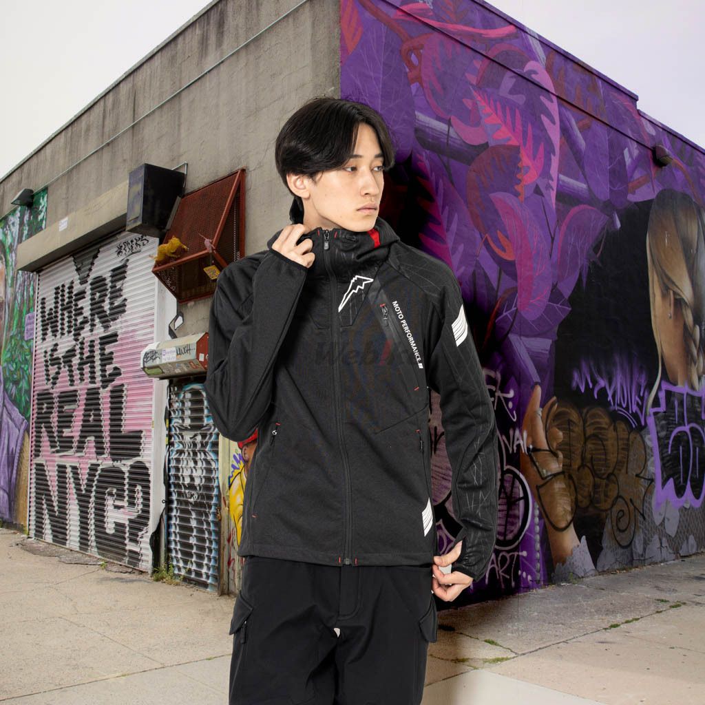 Webike | KUSHITANI クシタニ ミッドパーカー(K-1326-BK-M