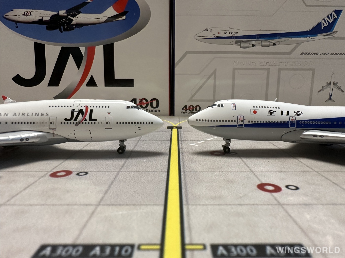 Big Bird 1:400 Boeing 747-100 ANA 全日空BB4-741-003 JA8152 的点评