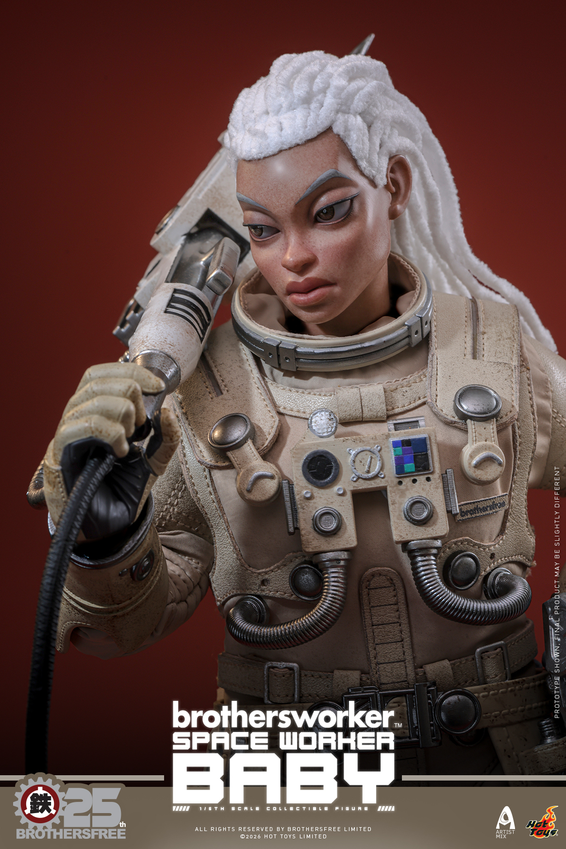 鉄人兄弟 ✕ HOT TOYS「Space Worker Baby」1/6スケール コレクタブル